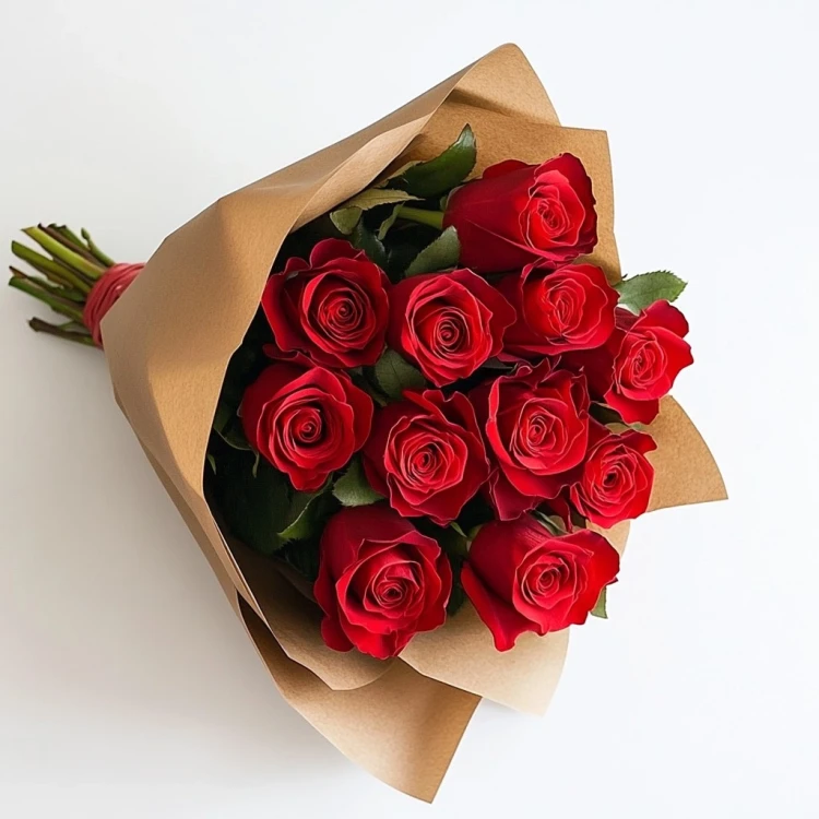 Букет 11 красных роз Рэди